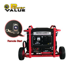 Generador de gasolina Astra Corea de 3kW con arranque remoto para la venta